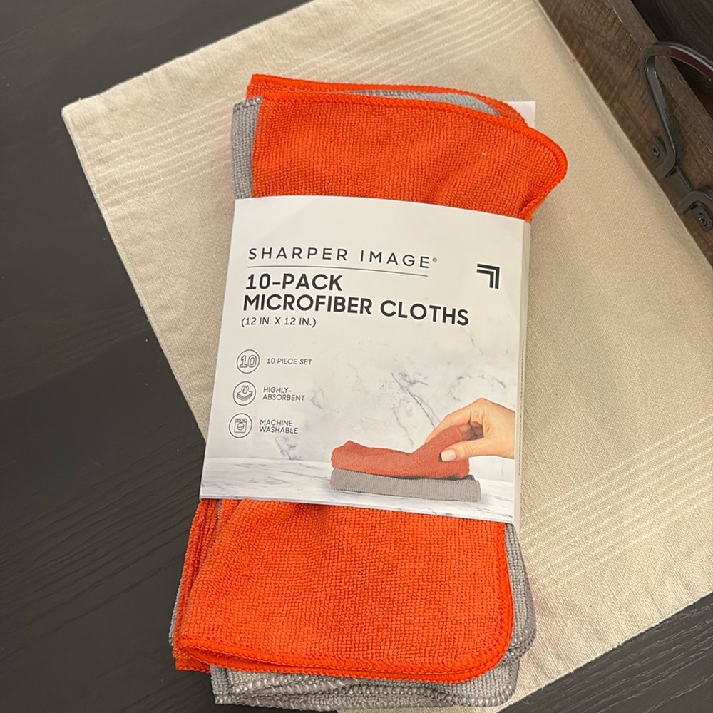 New Sharper Image Microfiber cloths - 10 pack